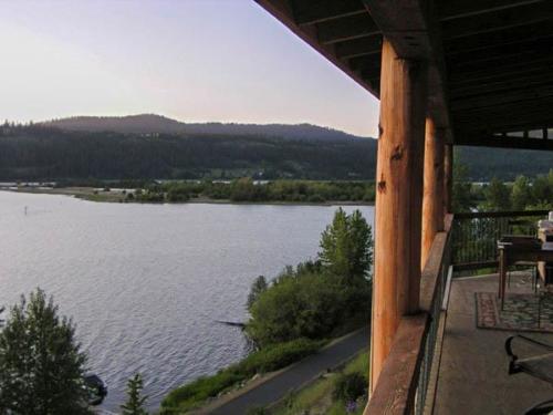 View from room at Harrison Idaho