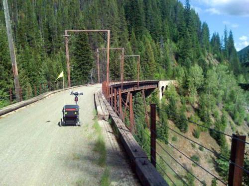 One of seven tressels