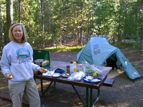 Camping in Yellowstone
