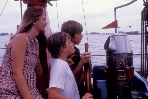 Joyce, Lance, and Robin Piloting Pious Puffin